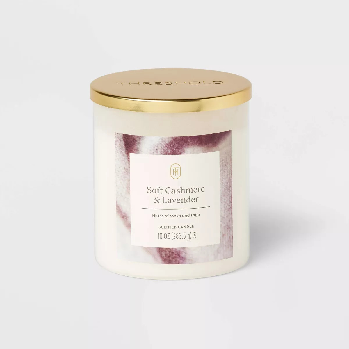 Lidded Glass Jar Candle Soft Cashmere and Lavender 10oz - Threshold™ | Target