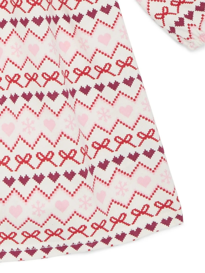 Garanimals Toddler Girl Long Sleeve Elastic Cuff Knit Dress, Sizes 12M-5T | Walmart (US)