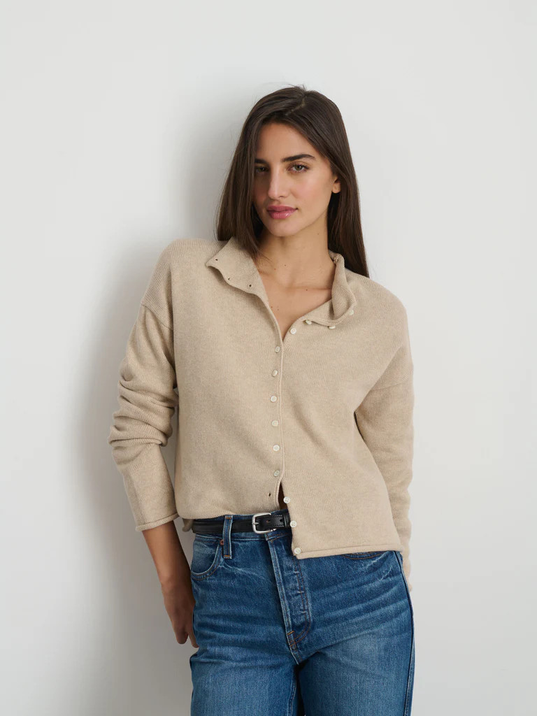 Taylor Cardigan In Cotton Cashmere | Alex Mill