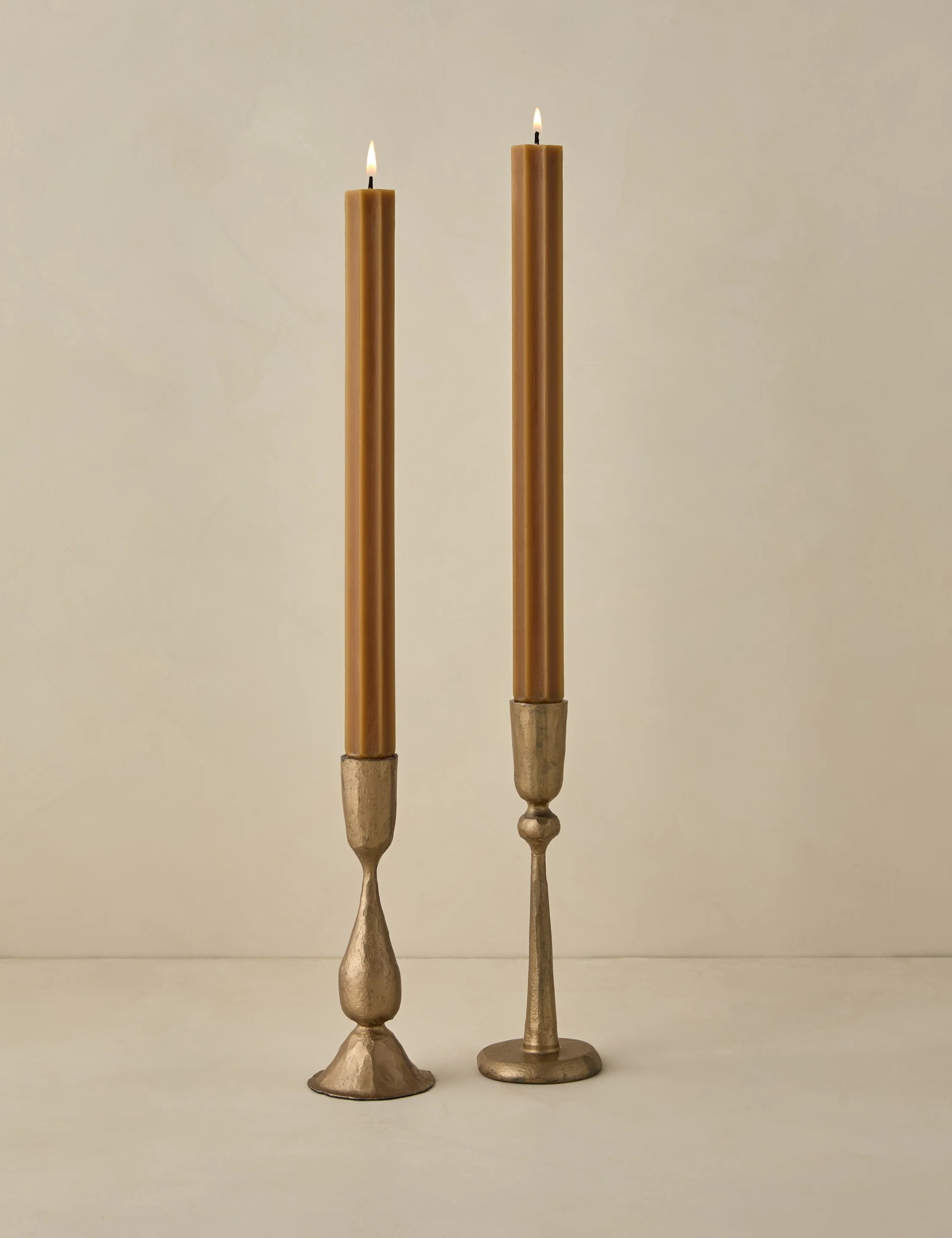 Fluted Church Taper (Set of 2) | Lulu and Georgia 