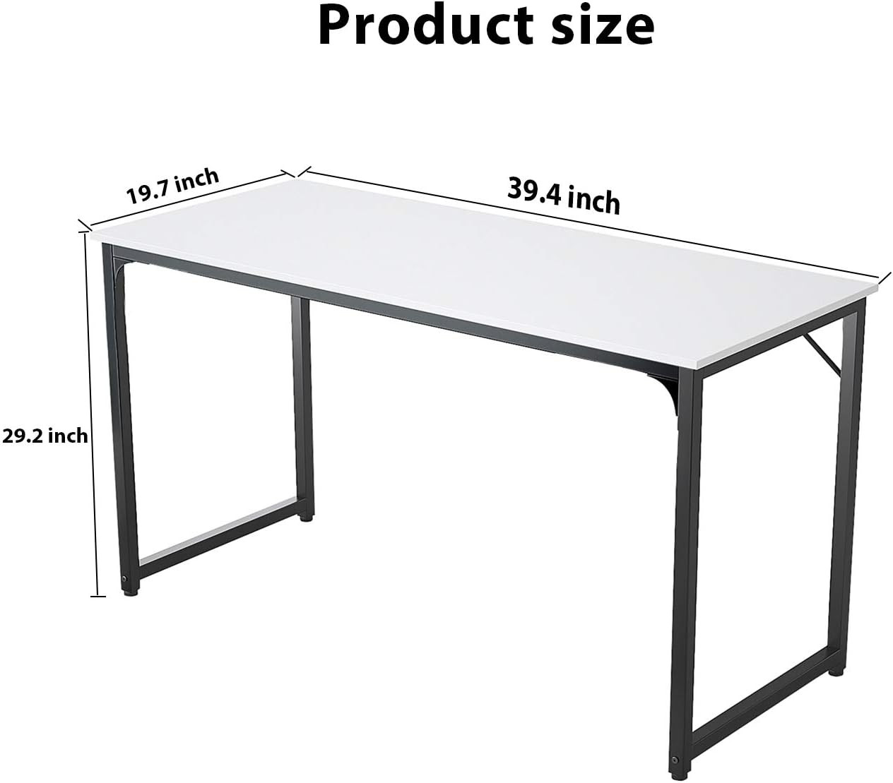 Foxemart Writing Computer Desk Modern Sturdy Office Desks PC Laptop Notebook Simple Study Table f... | Amazon (CA)
