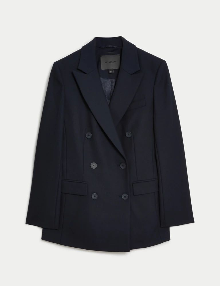 Double Breasted Blazer With Wool | Marks & Spencer (UK)
