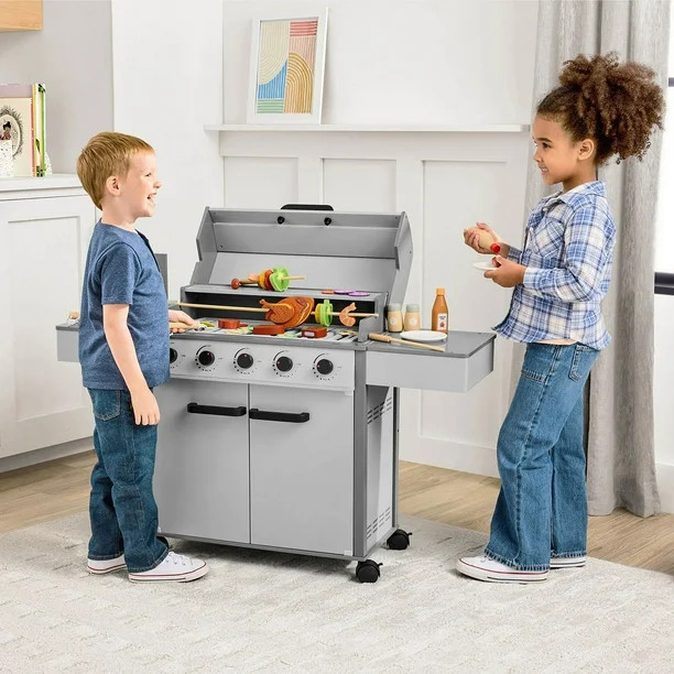 Member's Mark  Member's Mark Wooden 5-Burner Grill Playset 4.4 stars out of 8 reviews(4.4)|8 rati... | Sam's Club
