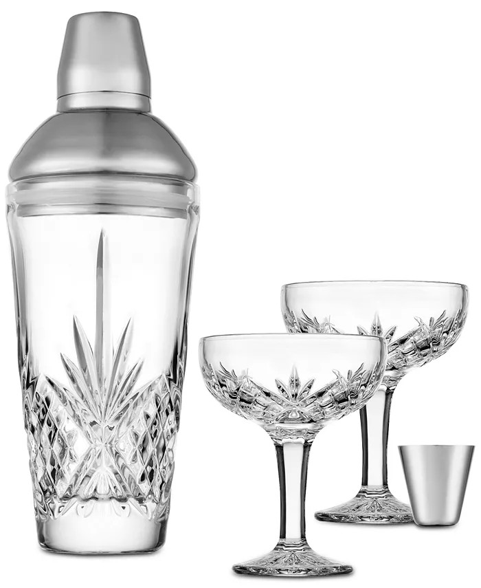 Godinger Dublin 4-Pc. Coupe Set & Reviews - Glassware & Drinkware - Dining - Macy's | Macys (US)