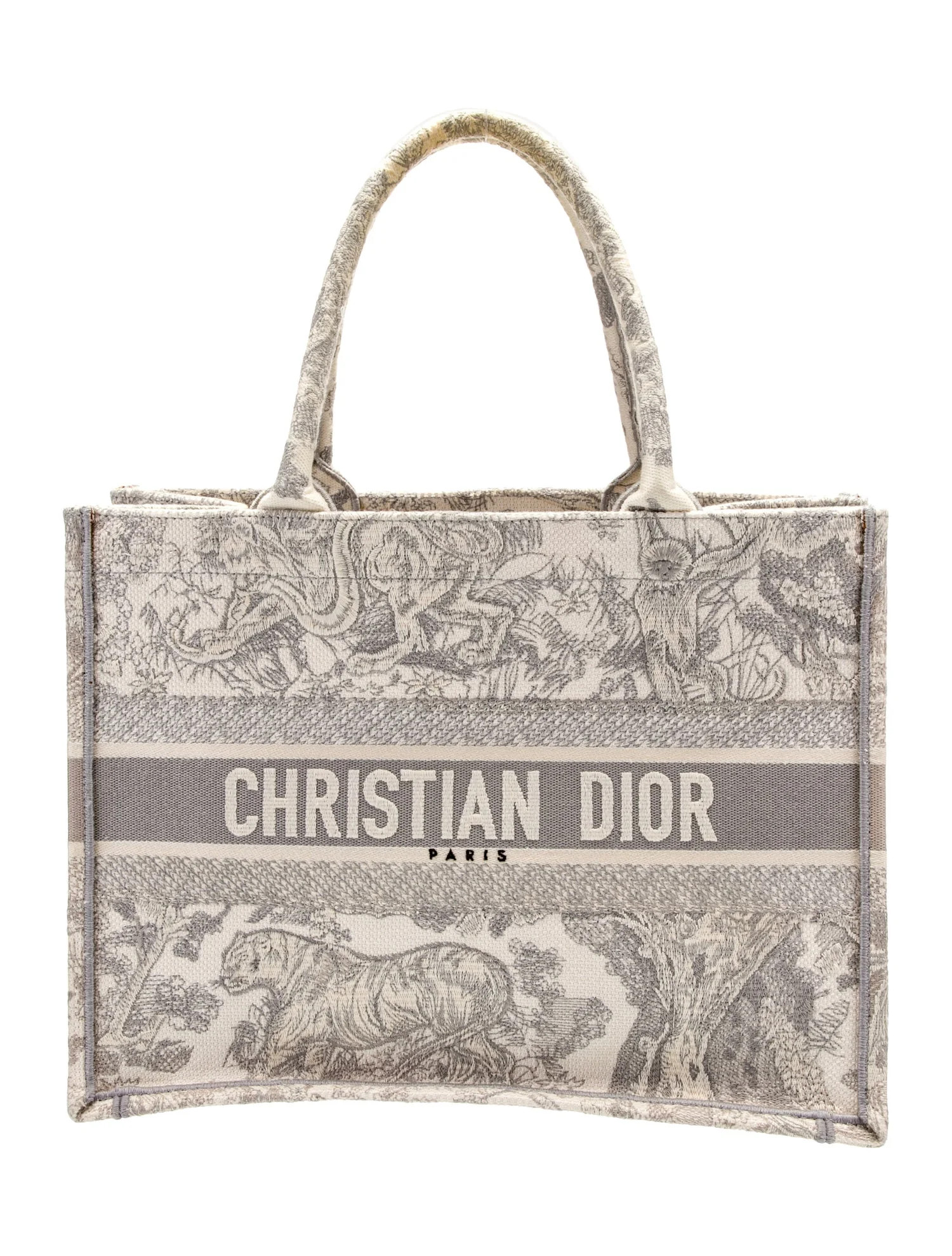 Toile De Jouy Medium Book Tote | The RealReal