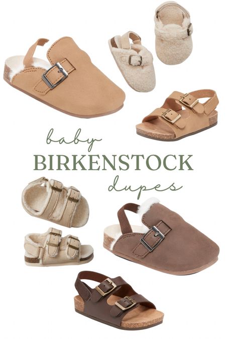 absolutely obsessed with these baby birk dupes 🫠

#LTKshoecrush #LTKkids #LTKbaby