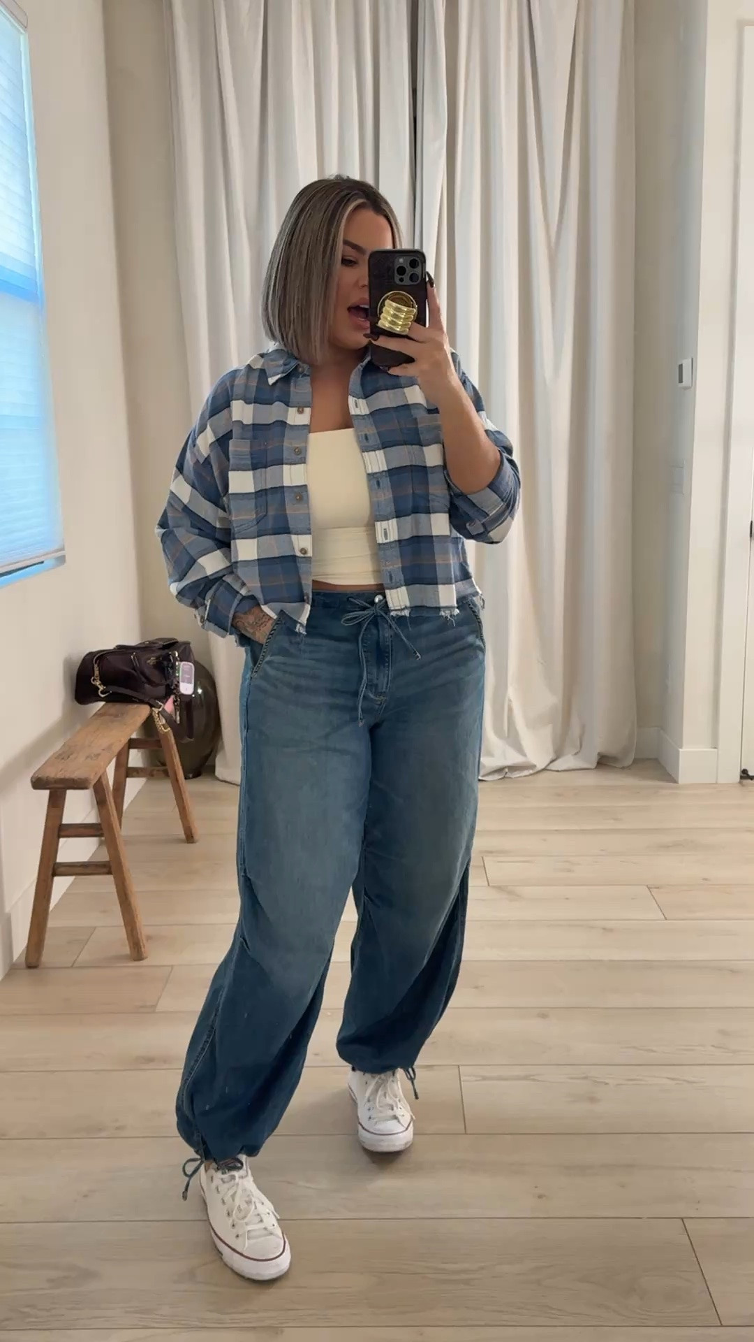 Size L top 
Size L jeans