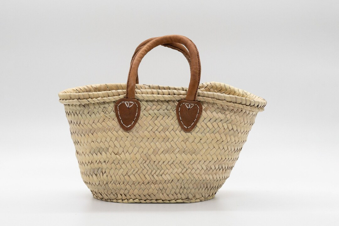French Basket, Small Straw Bag, Bridal Party, Wedding Tote Bag, Bridesmaid Gifts, Wicker Basket W... | Etsy (US)