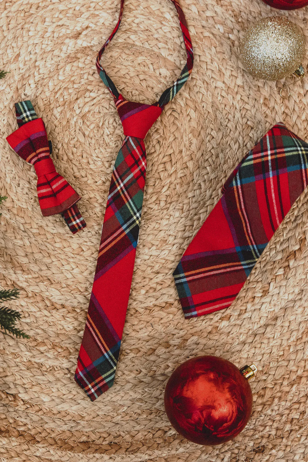 Ties in Madeline Holiday Plaid | Ivy City Co