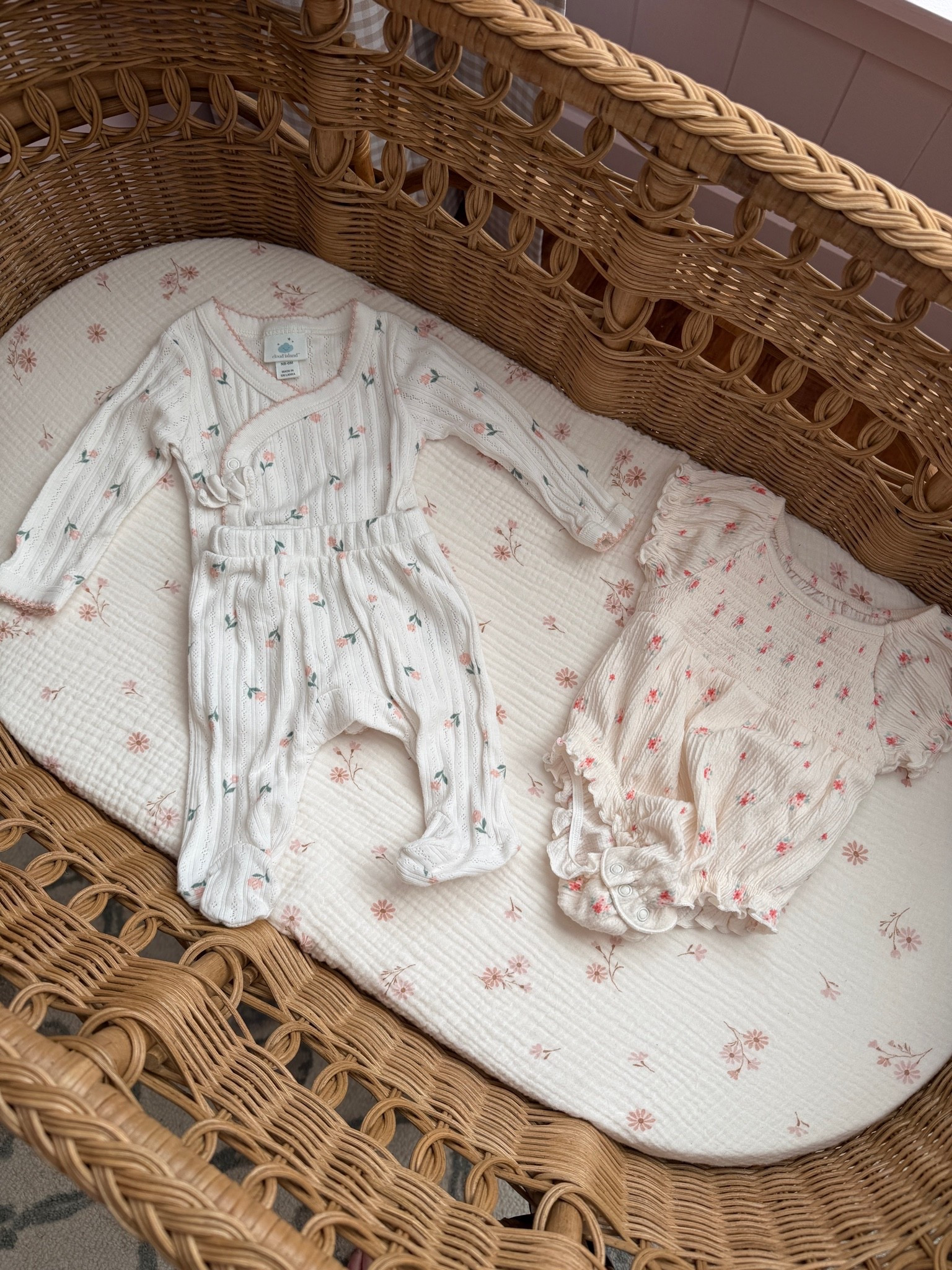 My outfit options for bringing babygirl home from the hospital 🤍 I actually bought both of these back in March and they are no longer sold  but I linked some very similar options for you!

#LTKBaby
