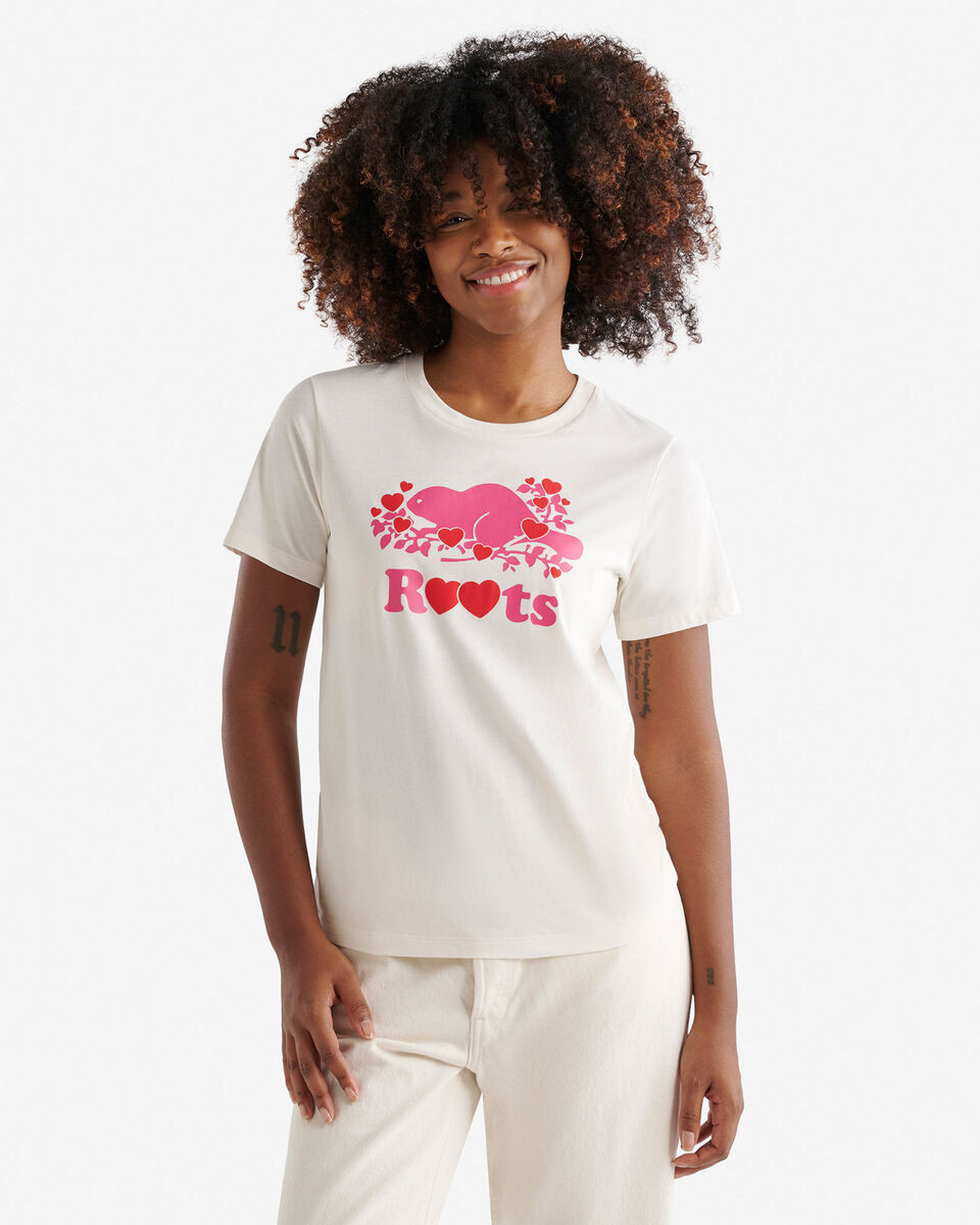Womens Love Beaver T-Shirt | Roots (CA)