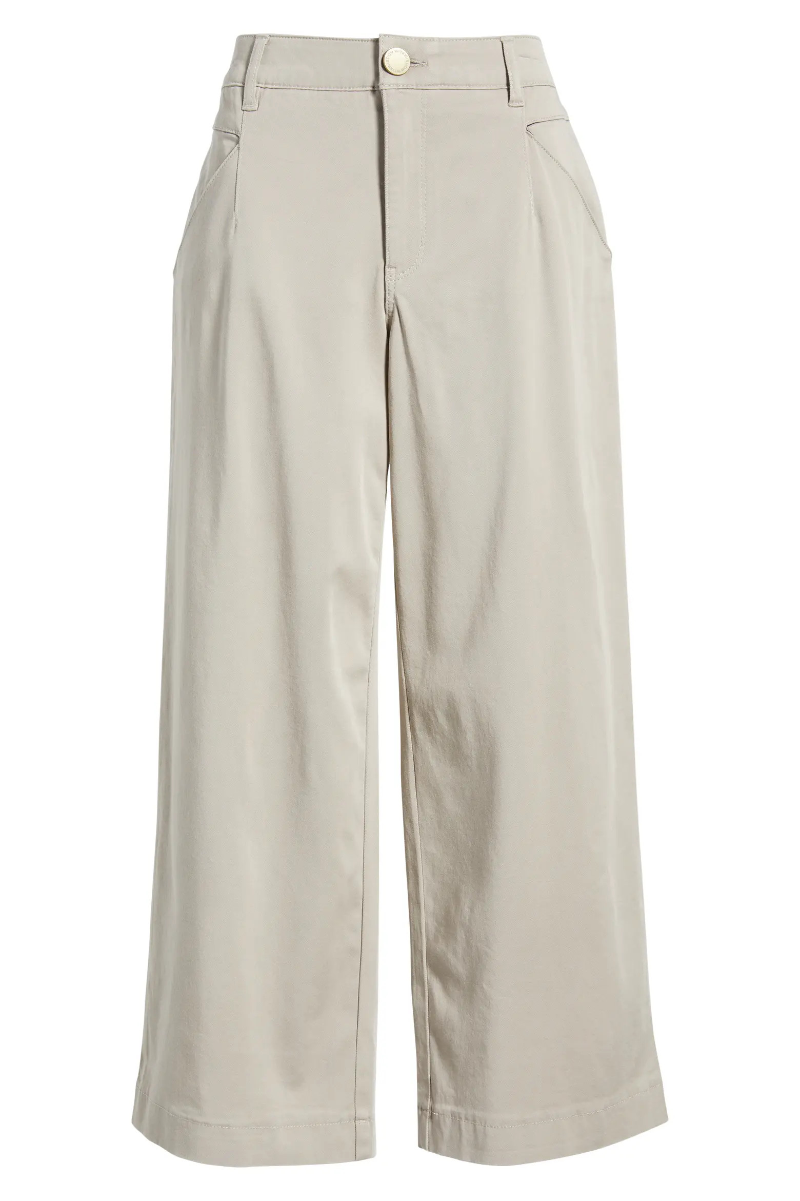 Wyatt Skyrise Crop Wide Leg Twill Pants (Women) | Nordstrom | Nordstrom