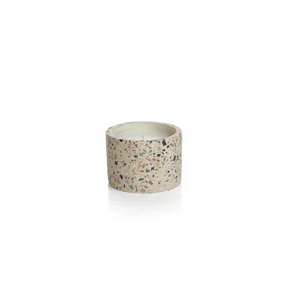 Terrazzo Scented Candle Jars/Grapefruit, Set of 2 - 3.75" x 2.5" | Bed Bath & Beyond