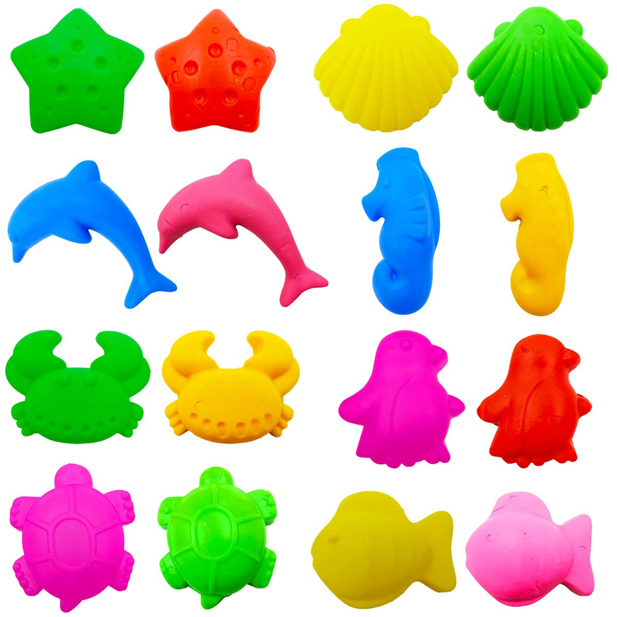 FRIMOONY Plastic Dough Tools, Various Animal Molds, Rolling Pins, for Creative Dough Cutting, 45 ... | Amazon (US)