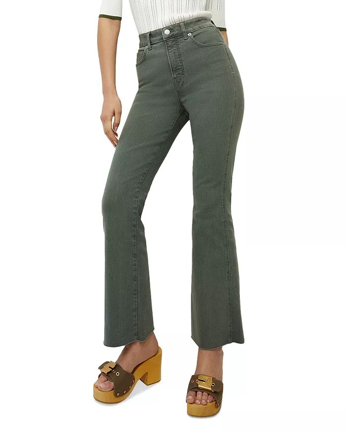 Carson High Rise Ankle Flare Leg Jeans in Garden Top | Bloomingdale's (US)