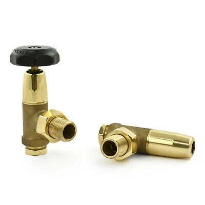 Traditional Radiator Valves 1/2" Angled Pair - Maris | Hot Flow  | eBay | eBay UK
