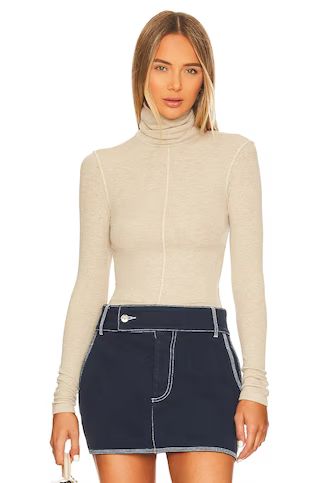 The Line by K Mads Turtleneck in Beige Melange from Revolve.com | Revolve Clothing (Global)