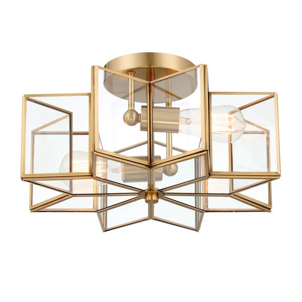 Glass Flush Mount | Wayfair North America