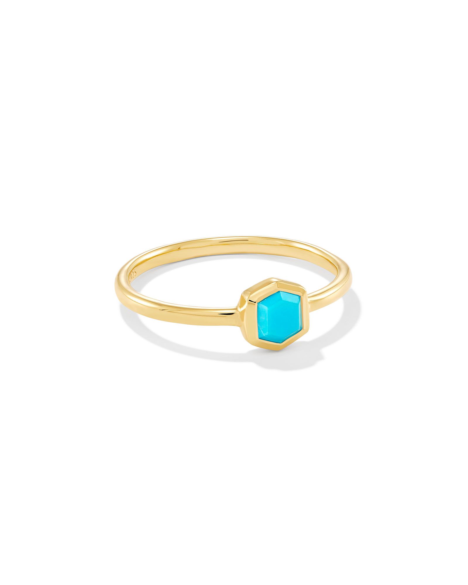 Davie 18k Gold Vermeil Band Ring in Turquoise | Kendra Scott | Kendra Scott