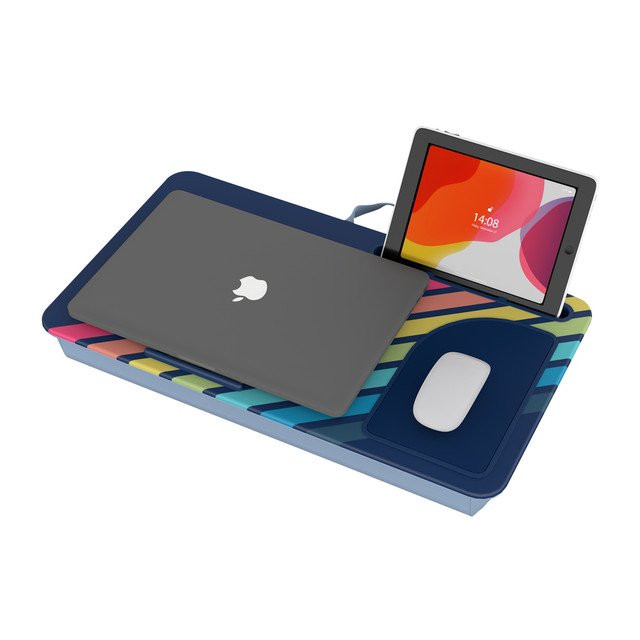 onn. Portable Work Station w/built-in phone holder and mouse pad, holds up to 15.6" laptops | Walmart (US)