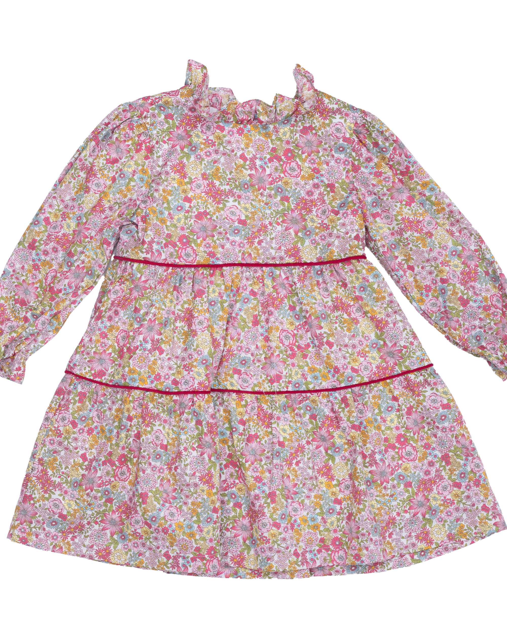 Zoe Raspberry Floral Dress | The Oaks Apparel Company