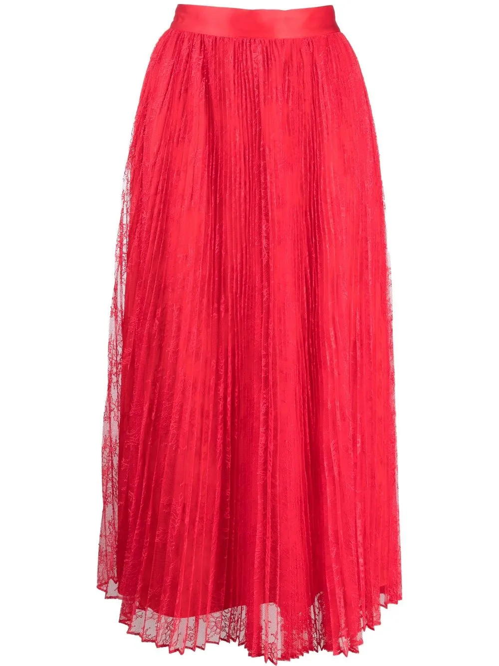 lace-trim pleated skirt | Farfetch Global