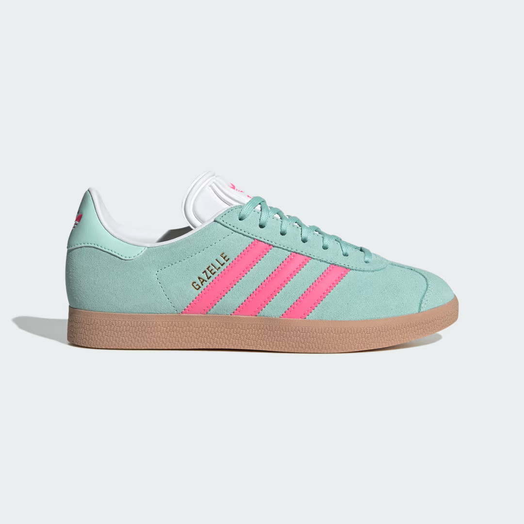 adidas Gazelle Shoes Semi Flash Aqua M 7 / W 8 Unisex | adidas (US)