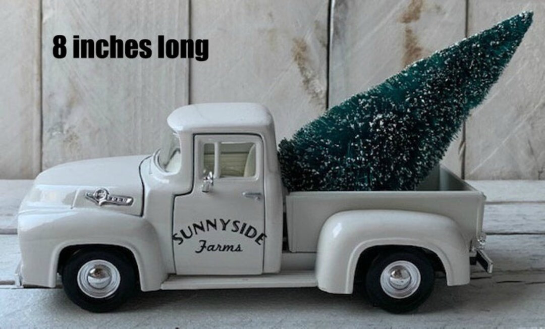 Farmhouse Decor, Personalized Truck, Metal Truck, Truck Decor, Decorated Truck, Christmas Tree Tr... | Etsy (US)