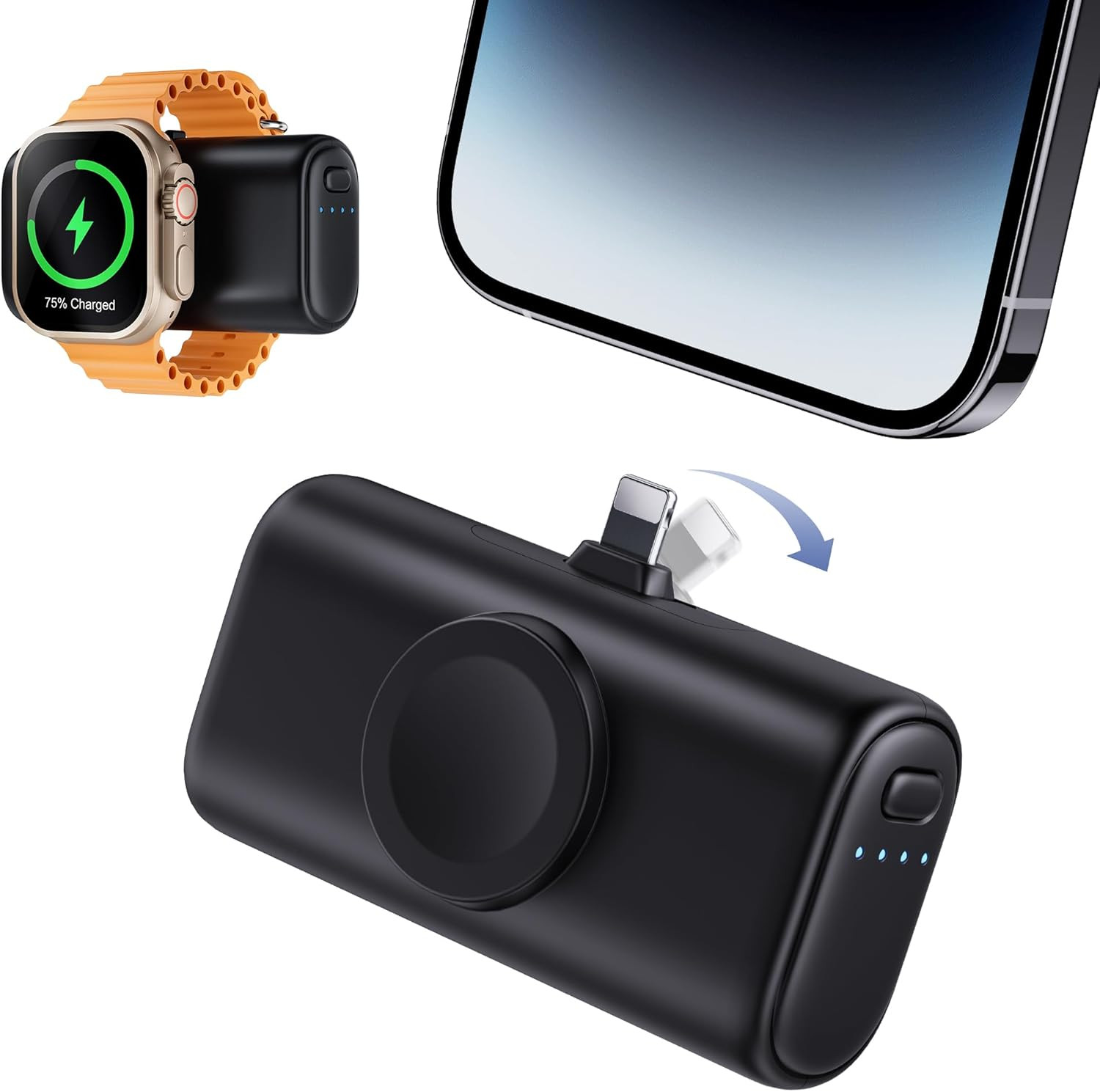 RORRY Mini Portable Charger for iPhone,5000mAh Small &Ultra-Compact 15W PD Fast Charging Power Ba... | Amazon (US)