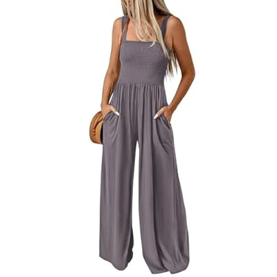 KIRUNDO Womens Jumpsuit 2026 Summer Casual Loose One Piece… | Amazon (US)