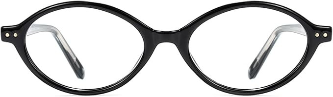 TIJN Olisa Blue Light Blocking Glasses for Women Men,Oval Glasses Frame Bluelight Glasses for Gam... | Amazon (US)