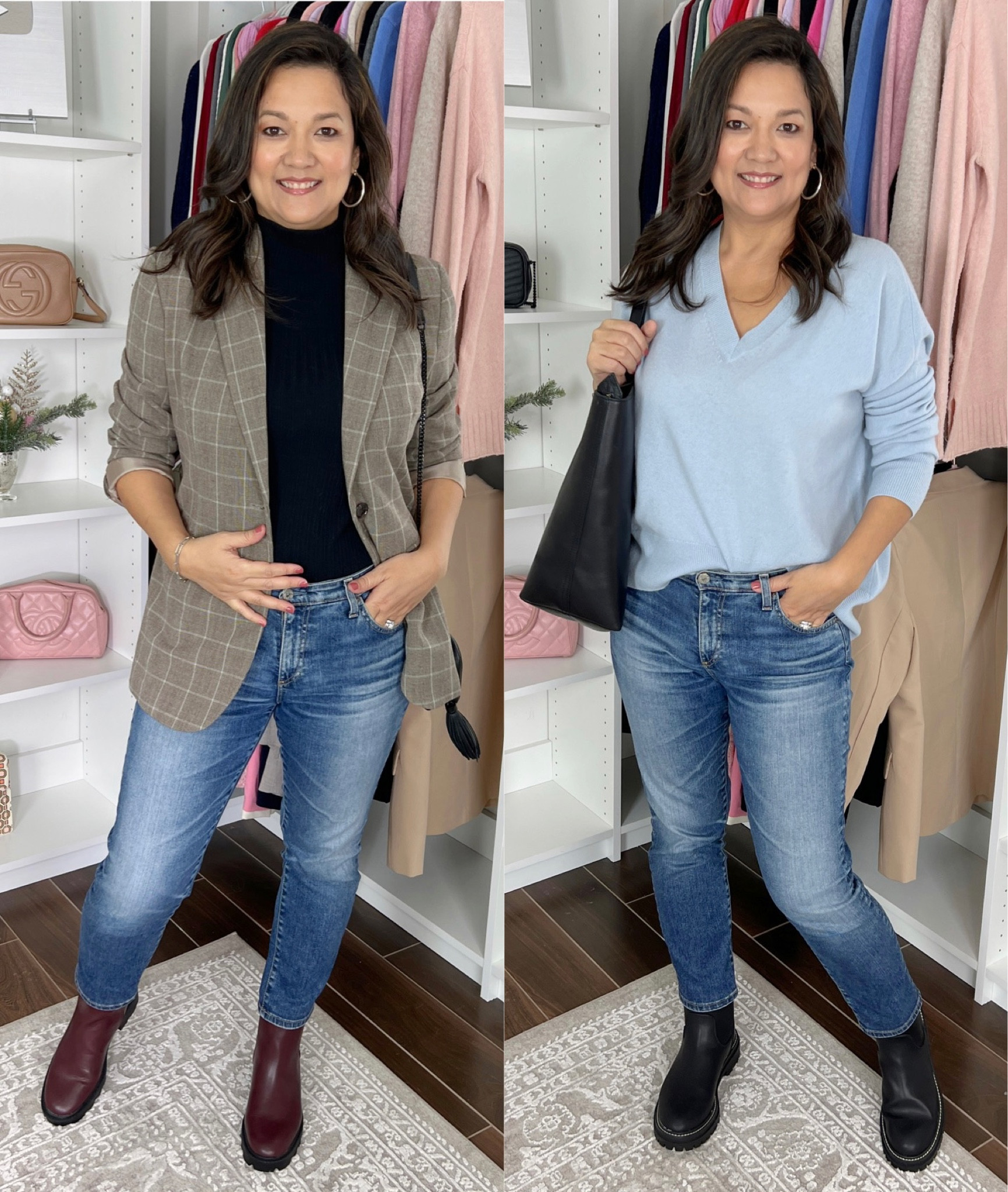 Which do you prefer, burgundy boot or black boot? These chelsea boots are part of our recent Winter Boot Haul and I can’t decide which I like best 😍

#LTKshoecrush #LTKunder50 #LTKSeasonal