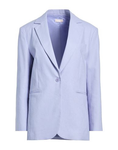 Liu •jo Woman Blazer Lilac Size 4 Linen, Cotton | YOOX (US)