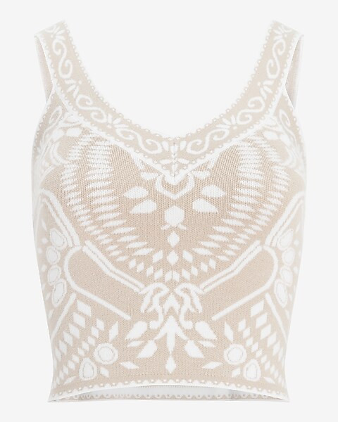 V-Neck Sweater Tank | Express