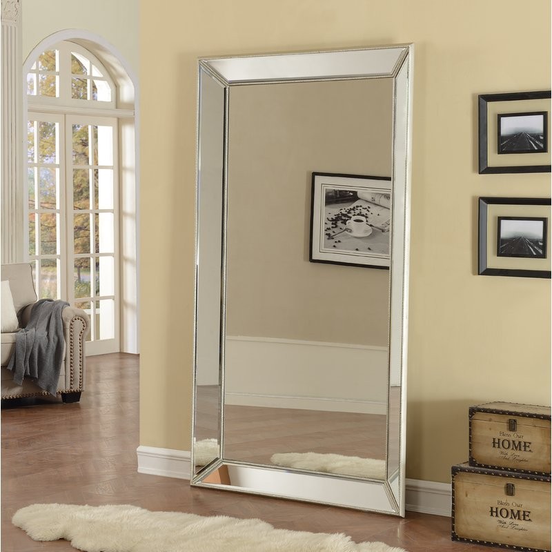 Primm Antique Floor Beveled Full Length Mirror | Wayfair North America