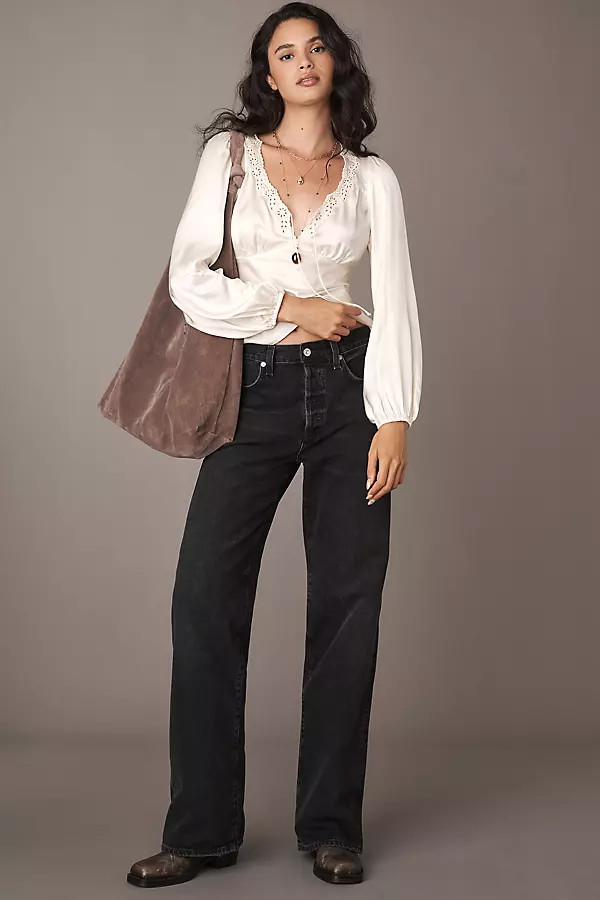 Annina High-Rise Wide-Leg Jeans | Anthropologie (US)