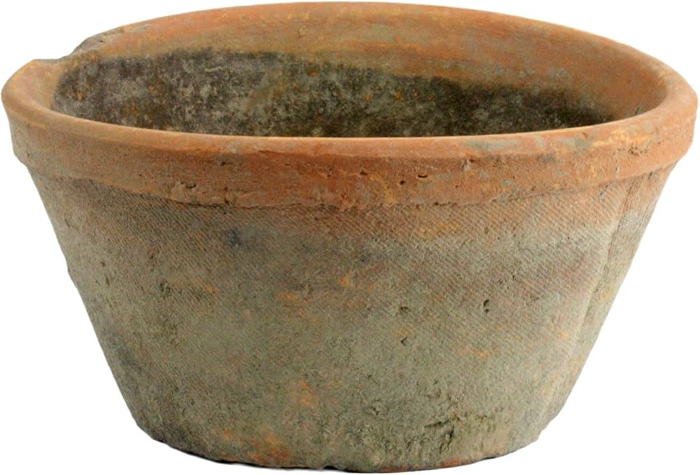 HomArt 7702-0 Rustic Terra Cotta Oval Pot, Medium, Antique Red, 1-Count | Amazon (US)