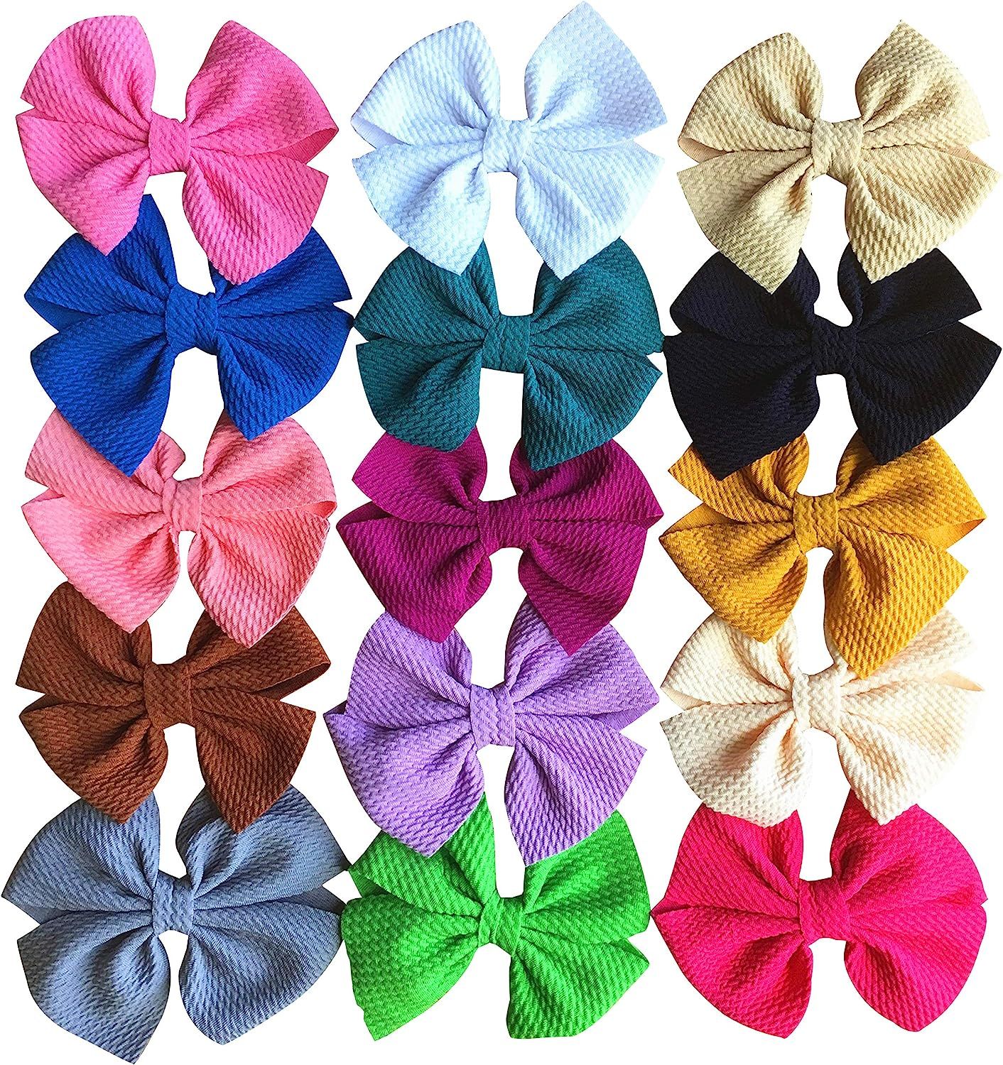 Hair Bow Clips Barrettes Princess's Hair Accessories for Baby Girl Toddlers Teens Kids Womens | Amazon (US)