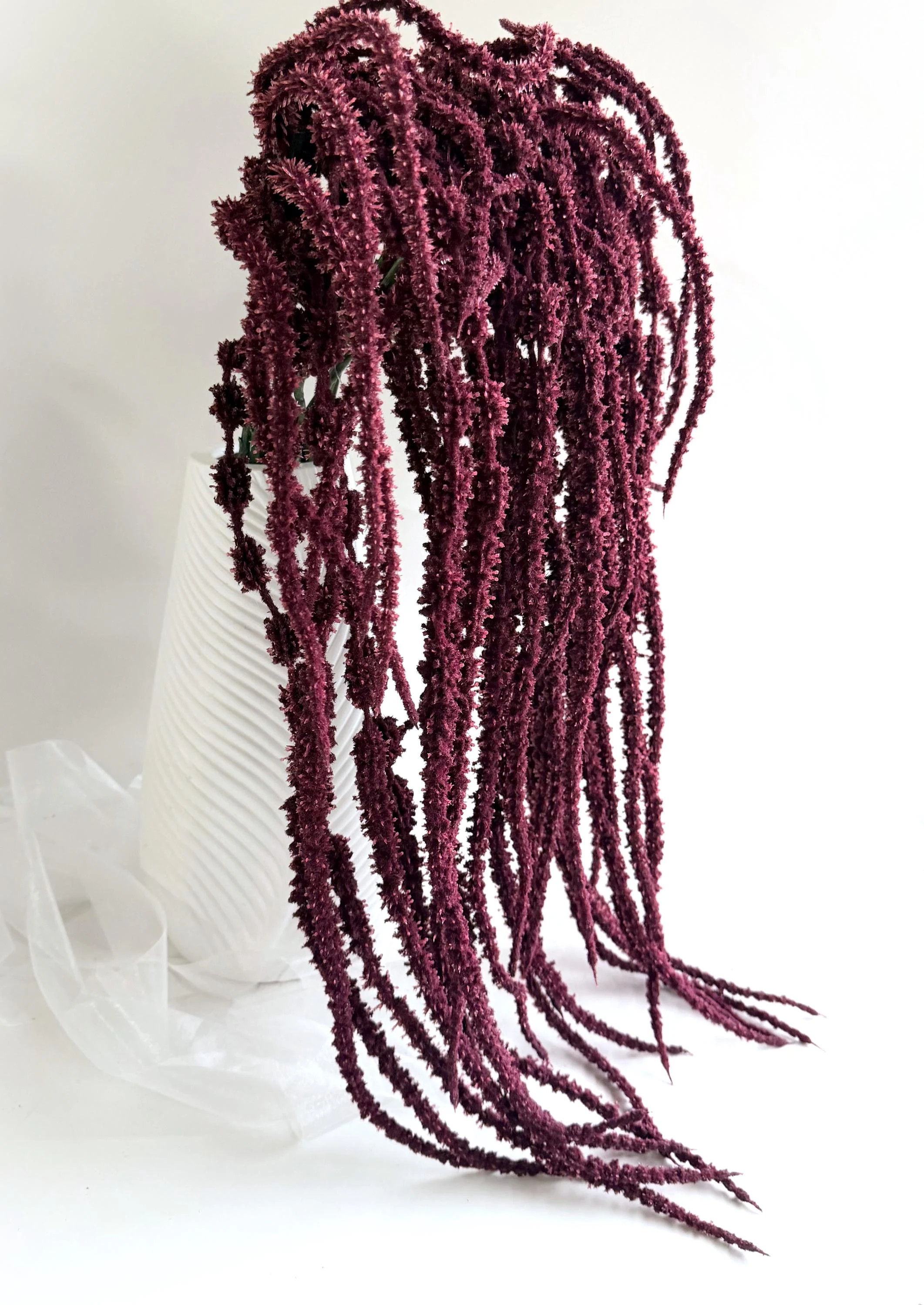Amaranth Stem Burgundy Artificial Amaranthus Flowers Faux Silk Amaranthus Wedding Bouquet Flower Decoration | Etsy (Global)