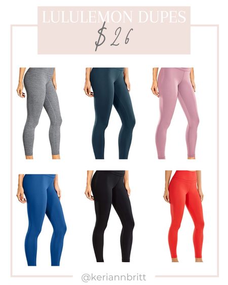 Lululemon Align Dupes - $26 

Amazon finds / Lulu dupes / activewear / athleisure / 7/8 length / yoga pants / casual style 

#LTKfit #LTKunder50 #LTKFind