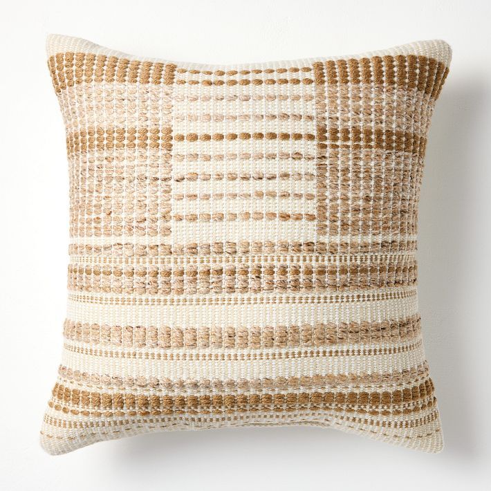 Mixed Texture Indoor/Outdoor Pillow | West Elm (US)