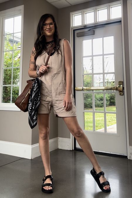 Todays casual church outfit

Under tank is from Walmart & not available online right now (no boundaries brand)

Lace tank - true size large - good for layering under but cropped (I’m 6’1”)

True size in sandals 

#churchoutfit #church #casualchurchoutfit #romper #amazon 

#LTKfindsunder50 #LTKstyletip #LTKfindsunder100