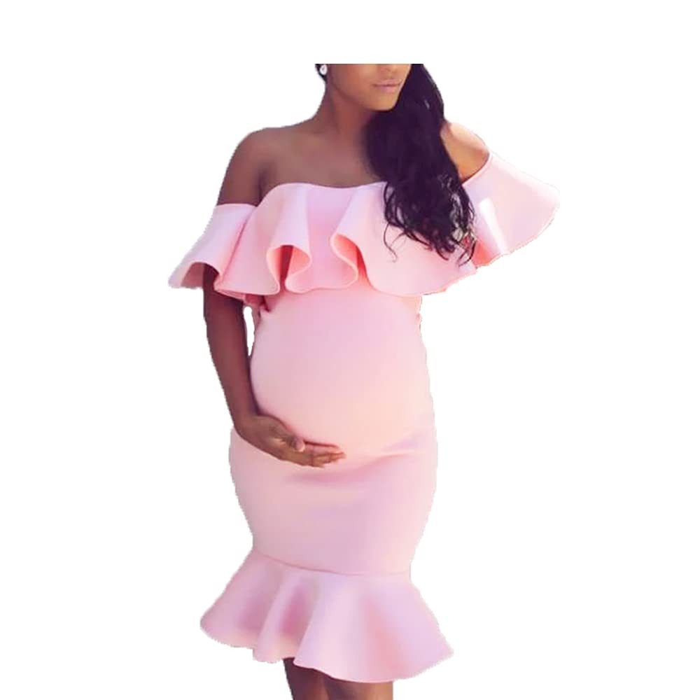 Cichic Women's Off Shoulder Short Sleeve Bodycon Midi Dress | Amazon (US)