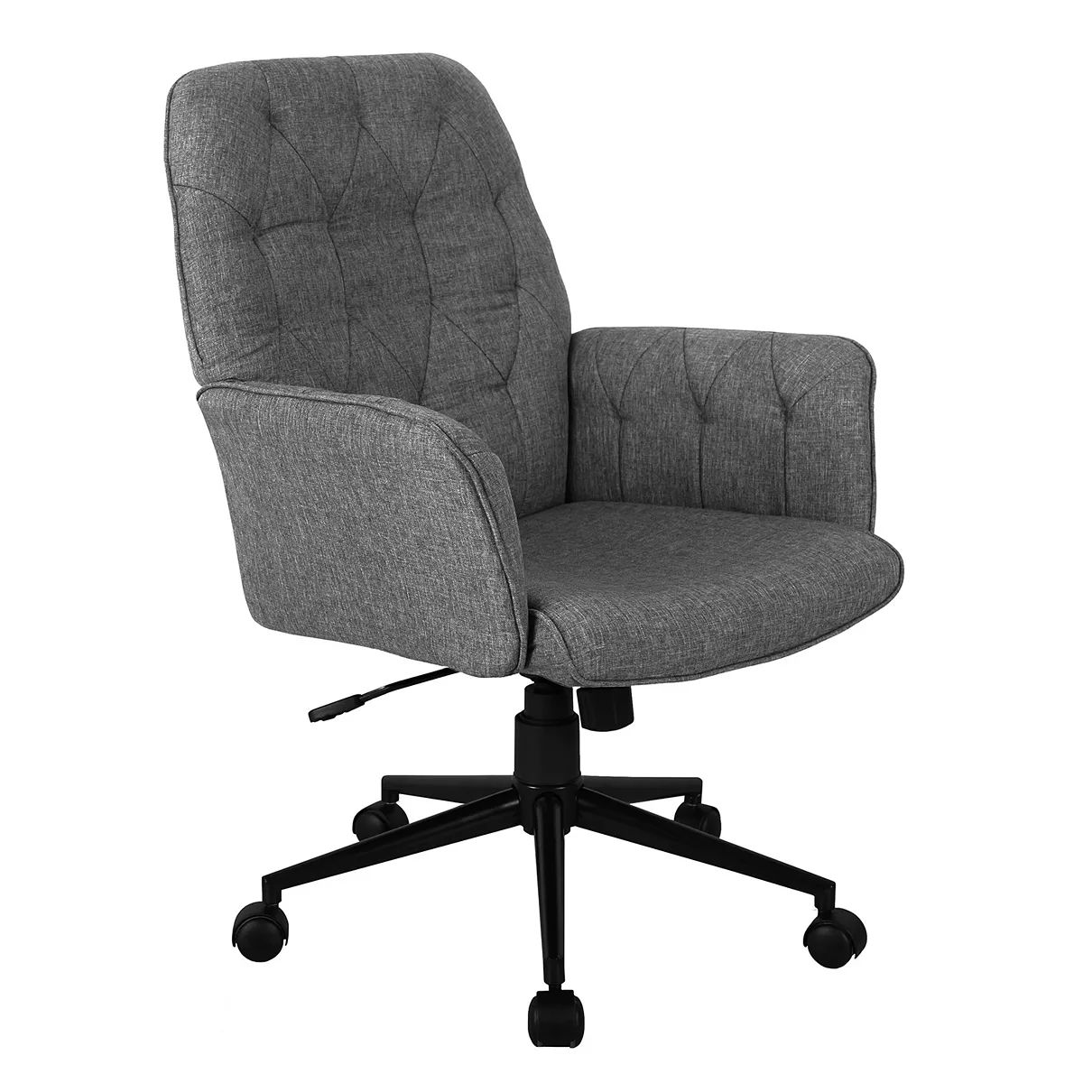 Techni Mobili Modern Upholstered Tufted Office Chair with Arms | Kohl's