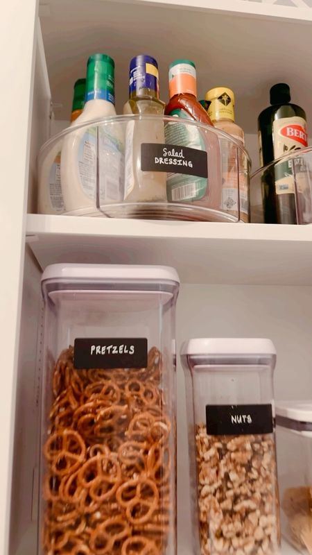 ✨These spinner bins are the best!! They make things so accessible and easy to find. I have them in my pantry, under my sink, inside linen closets, and my bathroom vanity. I prefer the divided ones but they also have undivided. And don’t forget to label it!! It makes such a difference and helps to keep things organized!

#homeorganization #organization #pantryorganization #bathroomorganization #organizationbins #containers #pantry 

#LTKVideo #LTKhome #LTKfamily