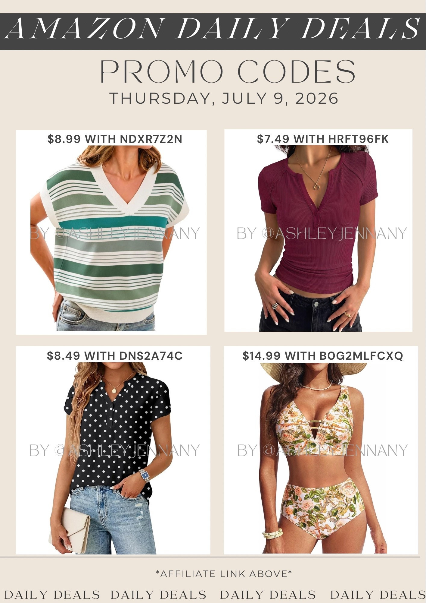 Amazon deals

#LTKSaleAlert #LTKootd #LTKMidsize