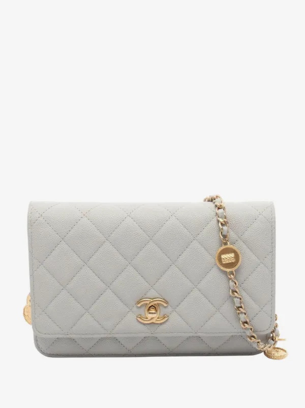 2021-2026 CC Quilted Caviar Wallet on Chain crossbody bag | Farfetch Global