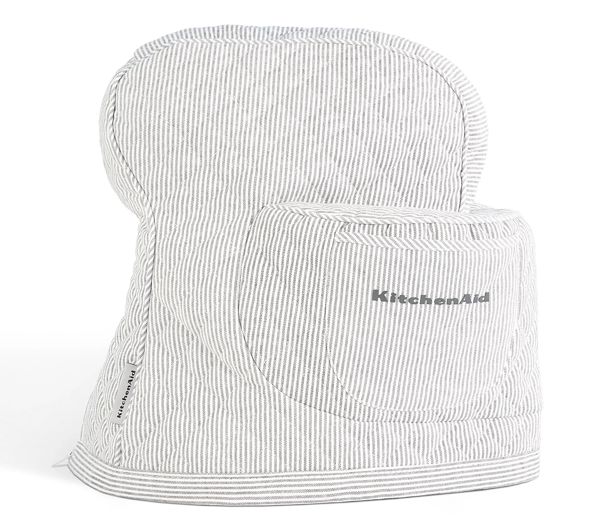 KitchenAid Fitted Tilt-Head Ticking Stripe Mixer Cover | QVC
