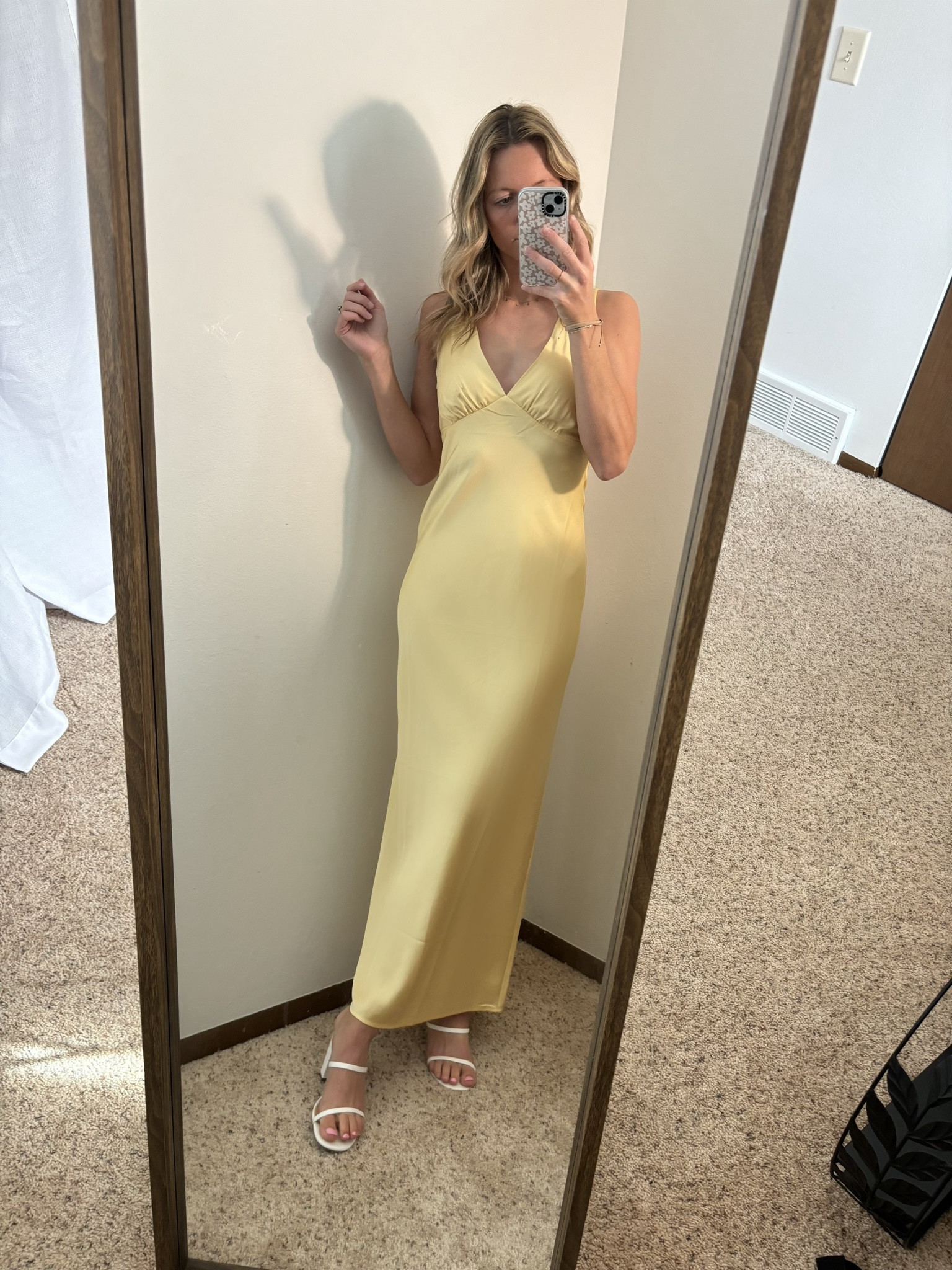 abercrombie plunge cowl back maxi dress Laurelizabethmyers on LTK
