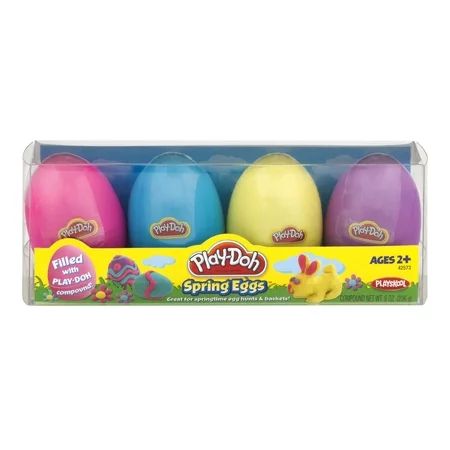 Play-Doh Treat Without the Sweet Spring Eggs 4-Pack, 8 Ounces | Walmart (US)